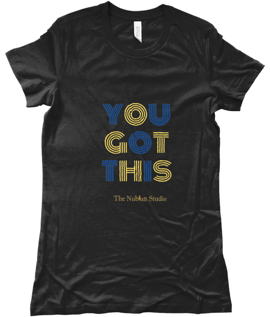 You Got This - Barbados - Black Fitted T-Shirt