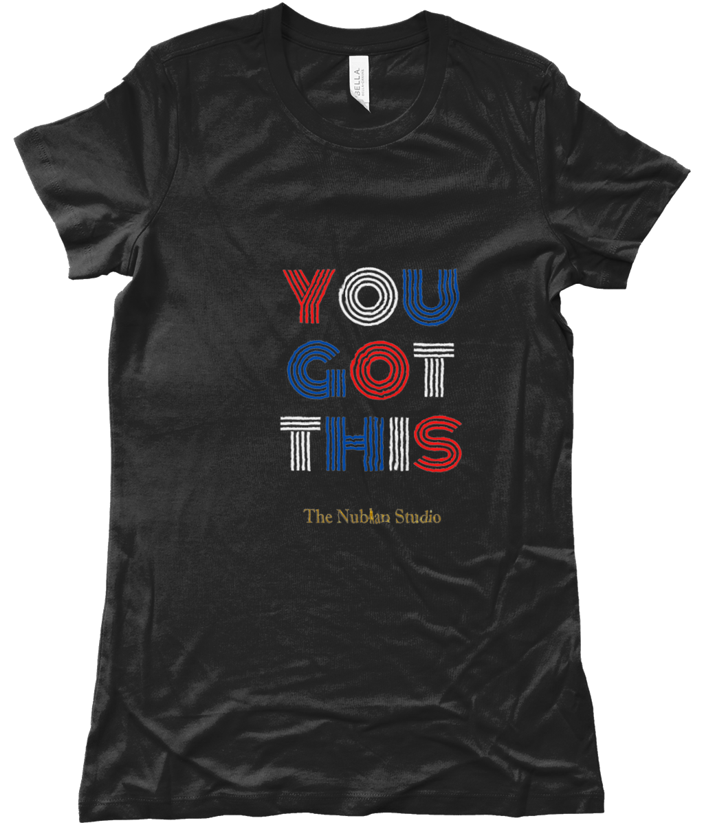 You Got This - England - Black Fitted T-Shirt